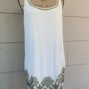 Cream Twelfth Street By Cynthia Vincent Tunic Size S